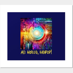 AI: Hello, World! Posters and Art